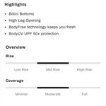 CALIA Women’s Wide Banded High Leg Bikini Bottom Photo 4