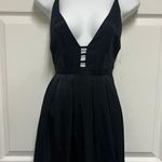 Free People Black Gabby's Party All Night Fit & Flare Mini Dress Photo 2