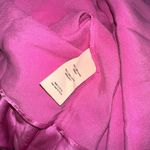 L'Agence NWOT Majesty Chain-Trim Satin Gown in Magenta Pink Size 8 Photo 8