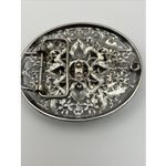 Vintage Filigree Rhinestone Belt Buckle Photo 1