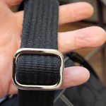 Coach Black Signature C Jacquard & Leather Crossbody Swingpack Bag Photo 7