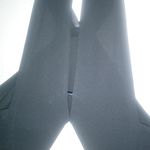 Yigal Azrouël NY 2 Silk Halter Tunic Top in Black White Evening Photo 4