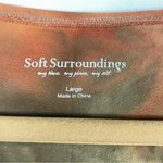 Soft Surroundings  Tie dye dress Orange Green Boho Photo 5