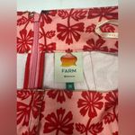 Farm Rio  Red Floral High Waist Shorts Photo 4