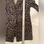 CAbi Women’s Jacket Blazer Jungle Animal Print Style # 3373 Gray Black Size 4 Photo 10