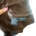 Vintage Penny Lane Leather Coat Y2K Brown M Belted Size M Photo 1