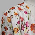 Danny & Nicole floral jacquard stripe midi dress size 4 Photo 1