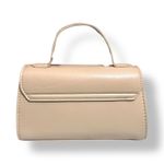 Christian LaCroix New CXL by Laine Panna Cotta Beige Matte Patent Crossbody Bag Photo 3