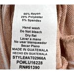 Lumiere Short Sleeve Striped Sweater Tie Back New Large Photo 4