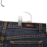 Just USA Vtg Y2K Retro 2000 Flare Jeans Juniors Size 3/28 Dark Wash Panel Detail Photo 6