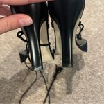 BCBGirls Y2K Black Strappy Lace Up  Heels Photo 4