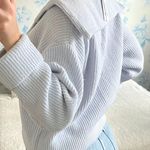 525 America Blue Cardigan Sweater Photo 3