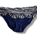 Jessica Simpson Blue Nautical Bathing Suit Bikini Bottoms Medium Photo 0