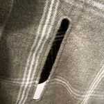 A New Day Women’s Wrap Sweater Olive and White Plaid NWT One Size Photo 3