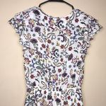 Olivaceous Women’s Boho Floral Print Swiss Dot Flutter Sleeve A-Line Mini Dress Photo 8