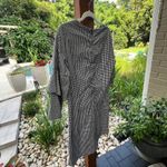 J. McLaughlin  Letty Bell Sleeve Gingham Shift Dress with Bell Sleeves Sz L Photo 8