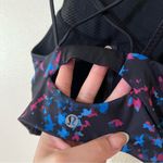 Lululemon black splatter long line sports bra 4 Photo 6