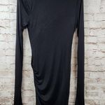 GAUGE81 Utena Dress in Black Size Large Long Sleeve Plunging Neckline Photo 6