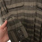 Free People  Plaid Gray Top Shirt
Button down W/Pockets Oversized
Sz medium Photo 1