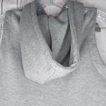 Zaful Gray Button-Up Hooded Vest Size 6 Photo 11