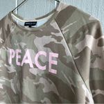 Generation Love  Karly Camouflage Peace Cotton Pullover Sweatshirt Green Camo S Photo 1