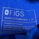 FIGS  Women's Blue Drawstring High Rise Straight Medical Scrub Pants Size XS Photo 4