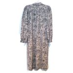 Leslie Fay  Vintage Black and Tan Abstract Patterned Long Sleeve Dress Photo 1