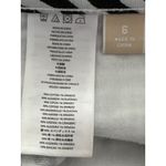 Michael Kors Zebra Print Stretch Cut Off Denim Shorts Black White Size 6 Photo 4