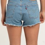 Levi's NWT Levi’s 501 High Rise Womens Denim Shorts raw hem button fly Photo 1