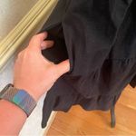 Adyson Parker Linen Tiered Voluminous Dress w pockets and ruffles Black Sz XL Photo 3