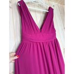 Lulus NWT  Heavenly Hues Magenta Maxi Dress Bridesmaid Gala Wedding Holiday Sz L Photo 4