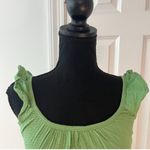 Marine layer  Jude Flutter Sleeve Cotton Dress - Jade Sheen -S - NWT Photo 3