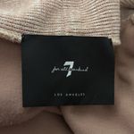 7 For All Mankind Women’s tan brown open cardigan sweater size large Photo 5