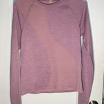 Outdoor Voices Thistle Seamless Long Sleeve Top Color Purple Size S Photo 0