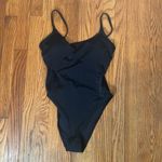 ANDIE ‎ The Cheeky Amalfi One Piece Swimsuit Black size Large NWT Photo 2