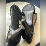 Naturalizer NATURALIZE Black Strappy Summer Kitty Heels Leather Upper Balance Sz 11M Photo 9