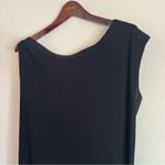 Norma Kamali  Drop Shoulder Sheath Dress, black, stretchy jersey, size S Photo 6