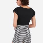 EXPRESS  Skort size 6 striped sailor side zip no belt shorts skirt classic Photo 1