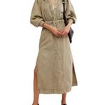 Free People  Mad Love Denim MIDI Dress. Size X-Small Photo 2