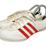 Adidas Vintage Y2K‎ Womens  Shoes Striped White Red Sneakers Size 6.5 Classic Photo 0