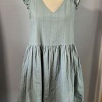 Listicle  • cotton ruffle sleeve mini dress with pockets Photo 2