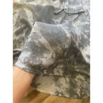 India Boutique Short Sleeve Tie Dye Umbrella Dress Gray Size M Photo 6