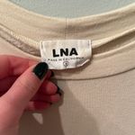 LNA  Women's Beige Cutout Sweatshirt Photo 1