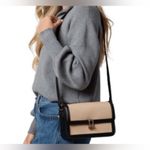 NWT Jules Kae Mia Cream and Black Crossbody Bag Photo 1