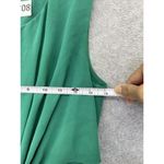 Toska  Women's Sleeveless Blouse Side cutout Solid Green Size Medium Photo 8