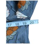 Boho Floral Kimono Cardigan | Open Front Lightweight Viscose | One Size Brown Size undefined Photo 4