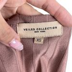 VEILED COLLECTION Ribbed Tie Waist Long Sleeve Wrap Waist Maxi Dress Photo 14