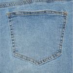 Ashley Stewart Ladies 18 Distressed Studded Skinny Blue Jeans Light Wash Stretch Photo 8