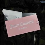 Juicy Couture  Women’s Small Camo Puffer Moto Jacket Green Zip Front Quilted Y2K Photo 14