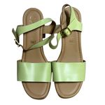Seychelles  Aloe Green Manila Wooden Heeled Sandals Women’s 9.5 Photo 5